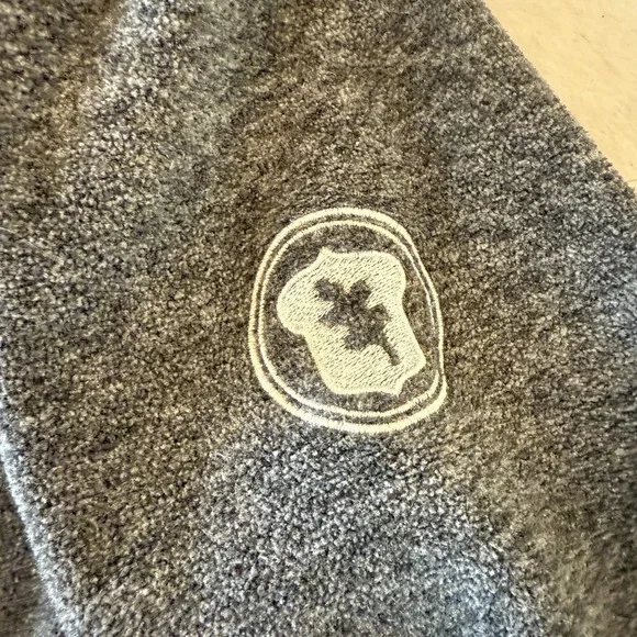 Patagonia Women's Large Synchilla Fleece Jacket Full Zip Heather Gray LOGO - Picture 5 of 9